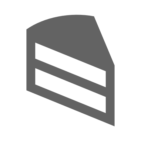 Porción de tarta - Icono